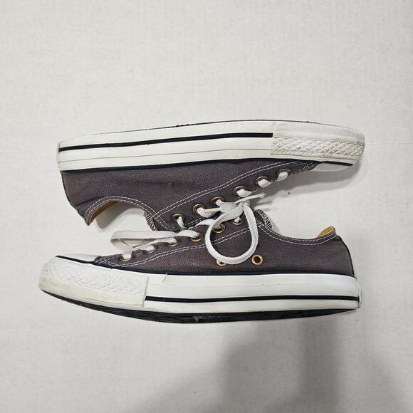 CONVERSE All Star Chuck Taylor Double Tongue Low Top Sneakers Gray Pink Size 7 - Picture 2 of 7